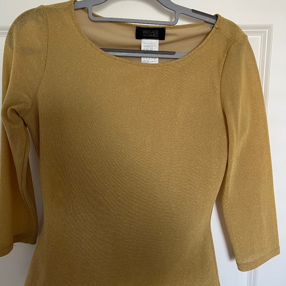 Versace Womens Gold Shirt - Picture 1 of 3